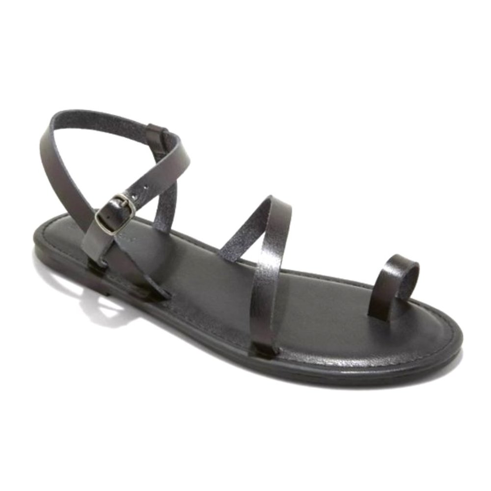 NWT Women's Naked Ankle Strappy Sandals Black